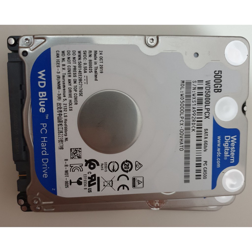 Ổ cứng HDD laptop 500GB, 1TB SATA 3 tốc độ 7200/5400 rpm