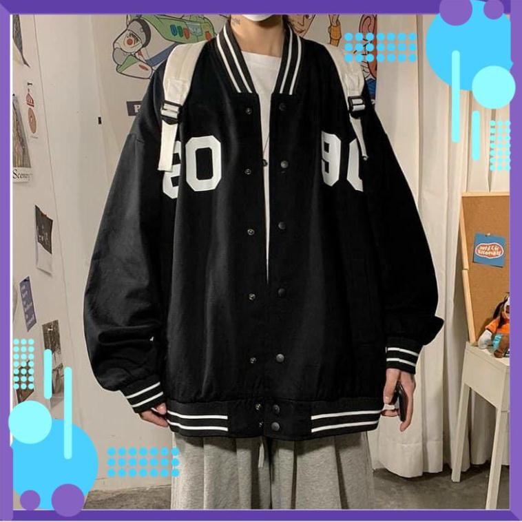 Áo Khoác Dù Bomber Unisex 80 - 90 Vải Dù Hai Lớp Chất Dày Dặn