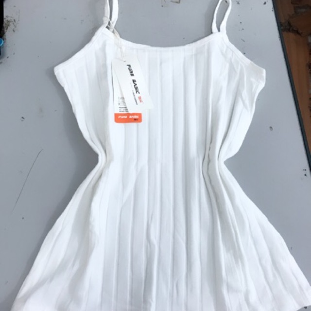 Áo hai dây chất cotton co giãn