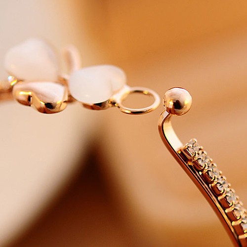 Vòng Tay Nữ Mạ Vàng Đính Hạt Charm