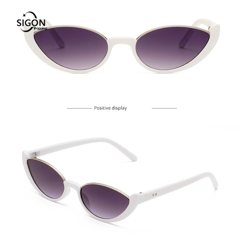 Kính Mát Nửa Gọng Phong Cách Hip Hop