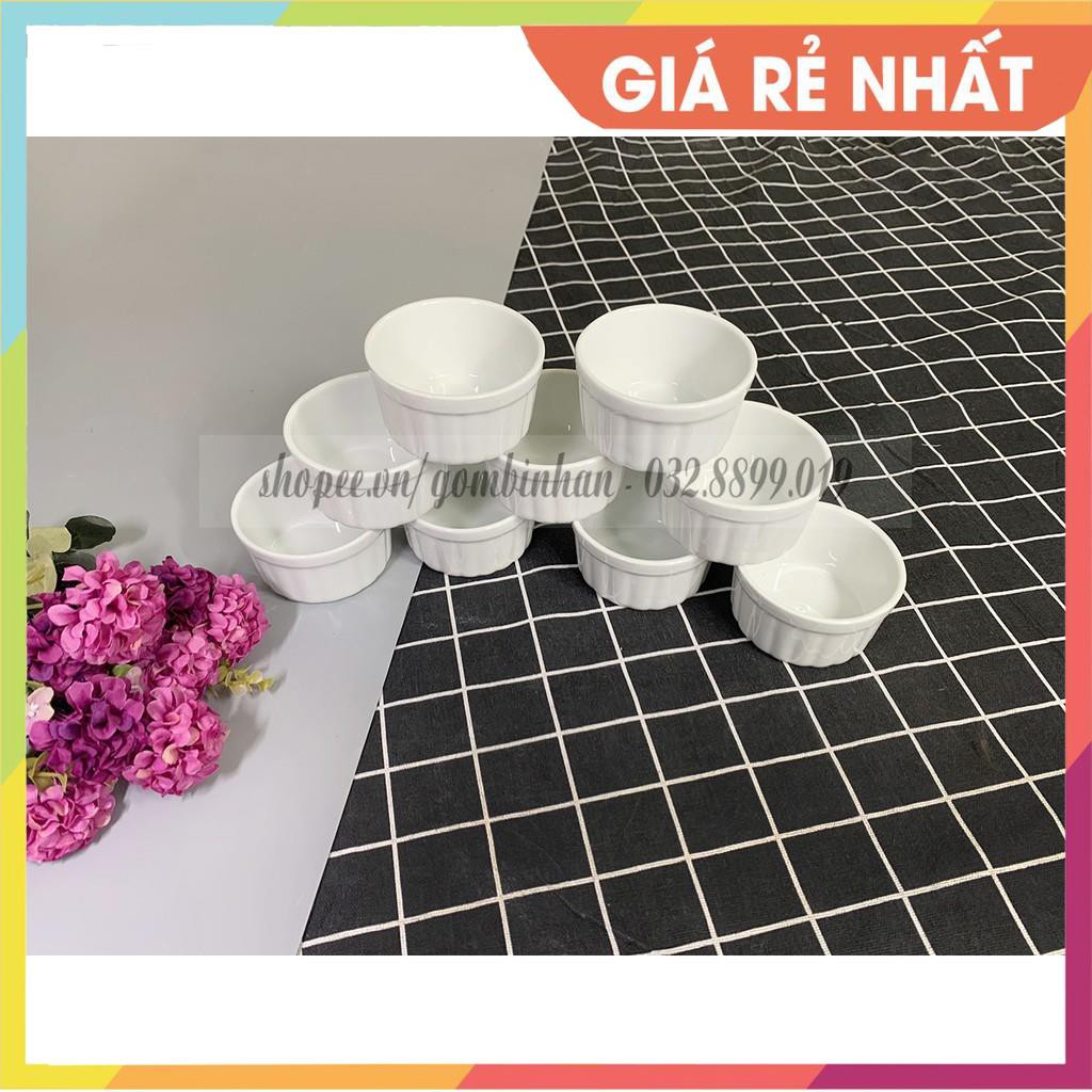 Hũ cốc sứ làm caramen gốm sứ BÁT TRÀNG cao cấp