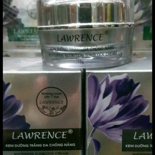 Kem dưỡng trắng chống nắng Lawrence 10g