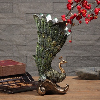 Bình hoa composite cao30cm, rộng12cm trang trí dáng