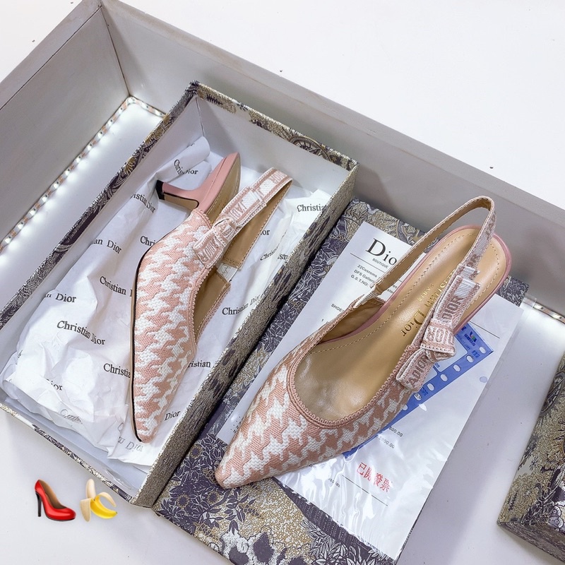 SANDAL CD GÓT NHÚ 6cm