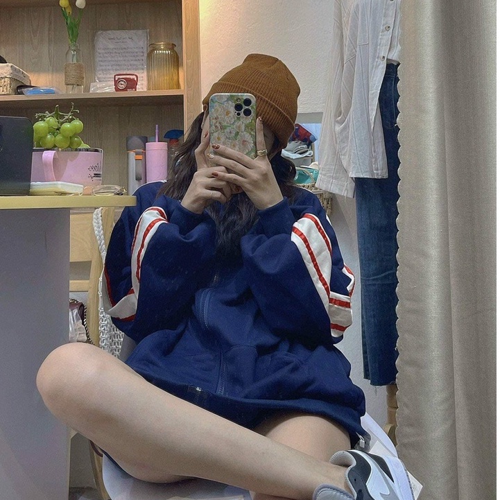 Áo Khoác Nỉ 🌸 Hoodie xanh 3 sọc  thể thao form rộng bigsize nam nữ Ulzzang nóng 🌸 | BigBuy360 - bigbuy360.vn