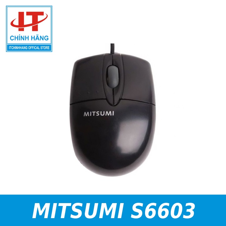 Chuột máy tính có dây MITSUMI S6603 Hằng Thịnh phân phối