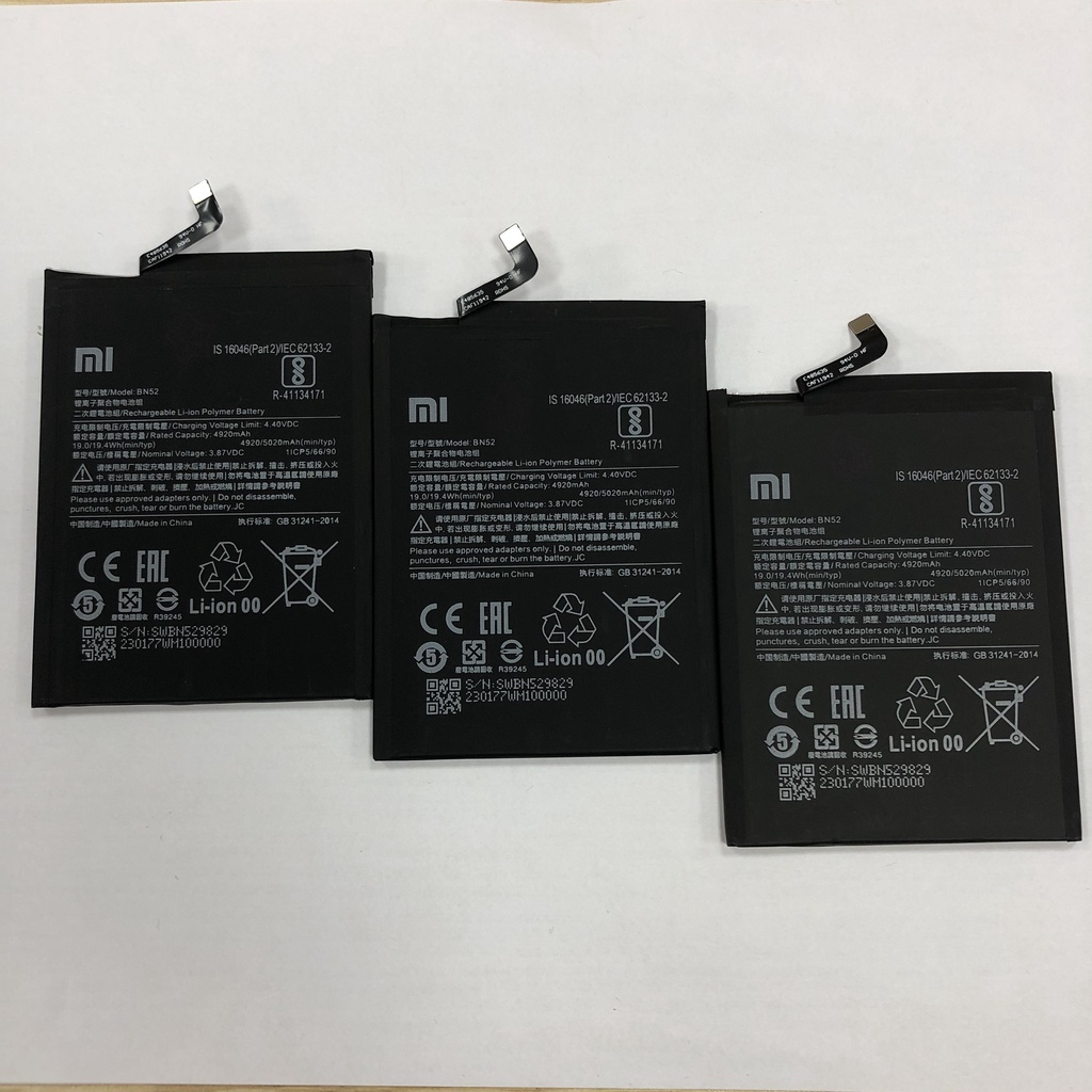 Pin Xiaomi Redmi Note 9 Pro, BN52