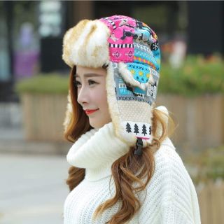 (có sẵn) Mũ phi công hoạ tiết thổ cẩm