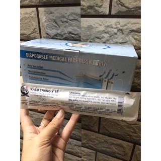 Khẩu trang y tế vô khuẩn từng cái An Lành ,Danameco hộp 50 chiếc