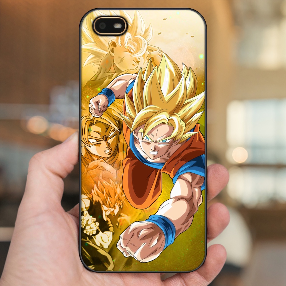 Ốp lưng Oppo A1K viền đen in hình Goku Dragon Ball