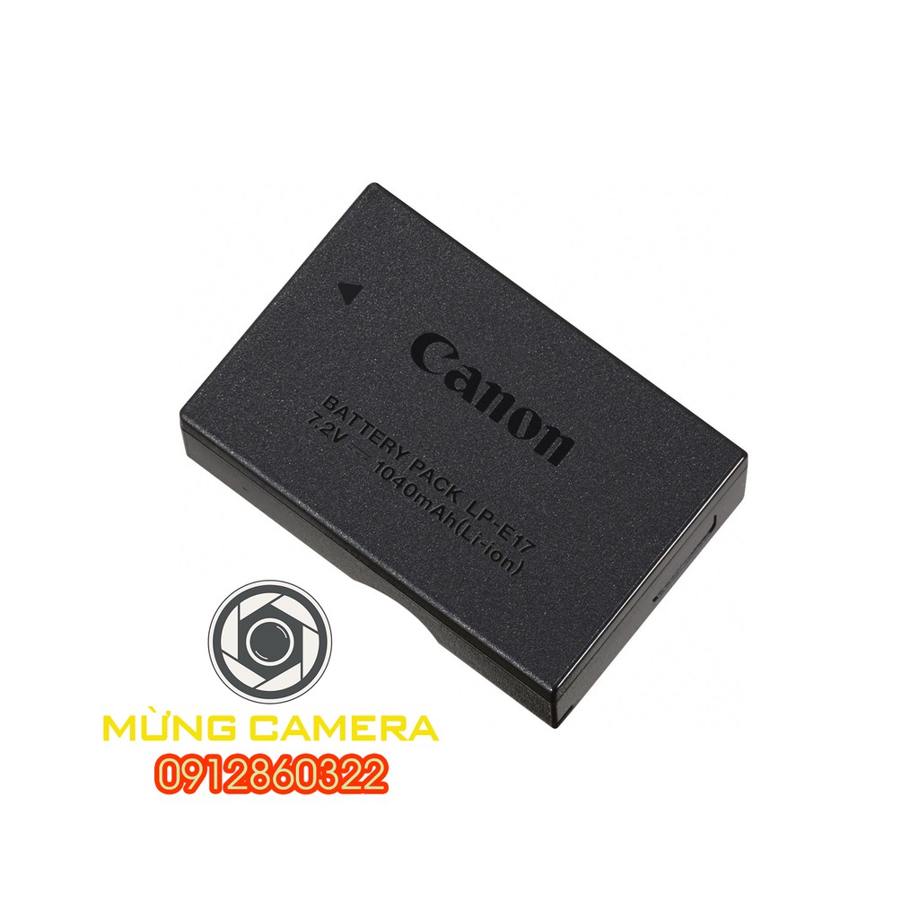 Pin Canon LP E17 sử dụng cho Canon 750D, 760D, 800D, KISS X8I, REBEL T6S, T6I, EOS M3, M6