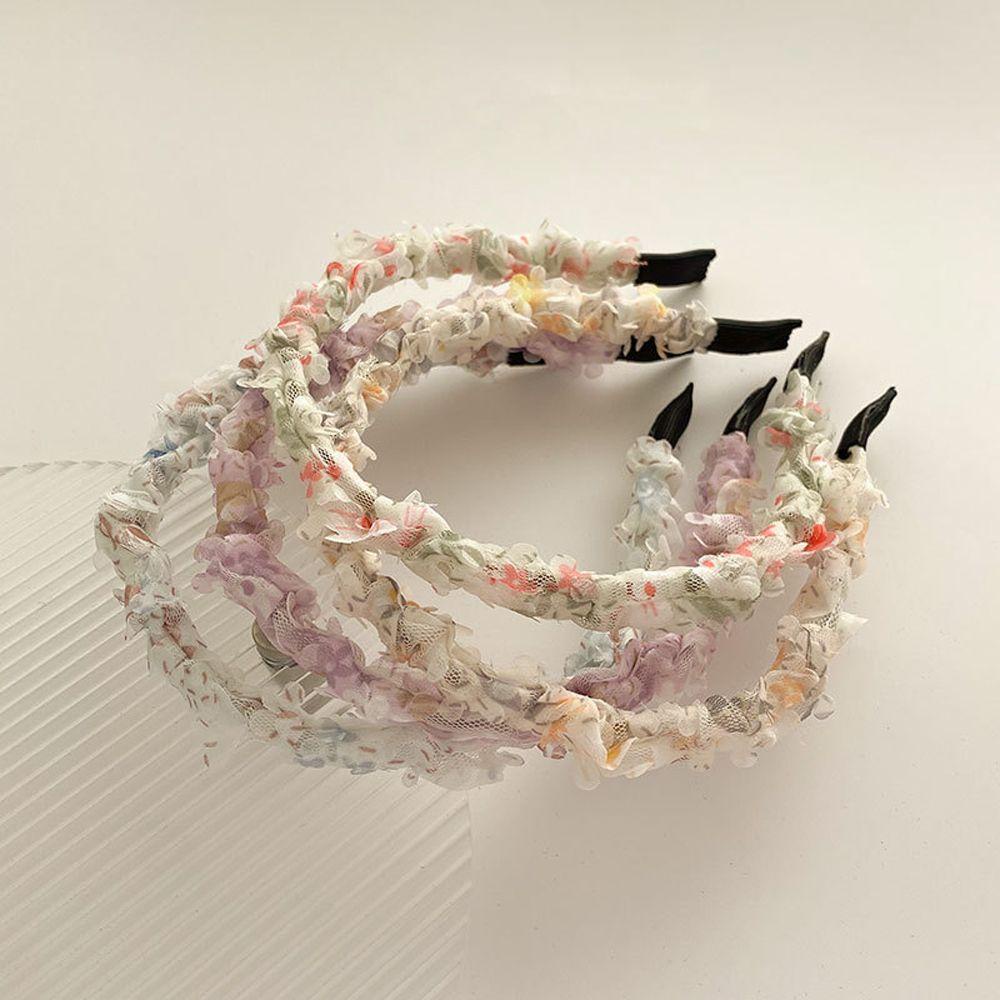 IVORY Băng Đô Ren Hoa Thời Trang Hàn Quốc