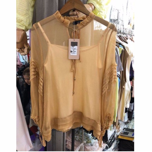 Áo voan tơ hàng siêu cấp