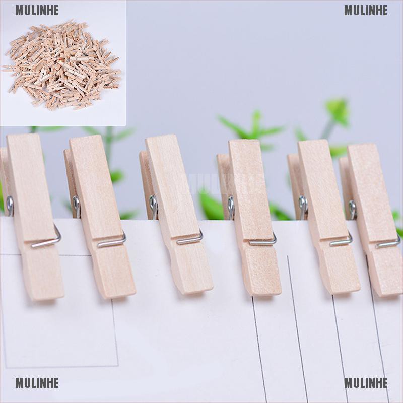 Kẹp Ảnh Bằng Gỗ Tự Nhiên 50x25MM