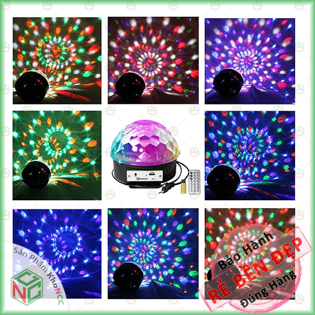 [KhoNCC] Đèn LED Xoay 7 Màu Vũ Trường Cảm Ứng Nhạc Cho Tiệc Sinh Nhật - Karaoke Cùng Đồng Nghiệp Bao Sung Bao Vui