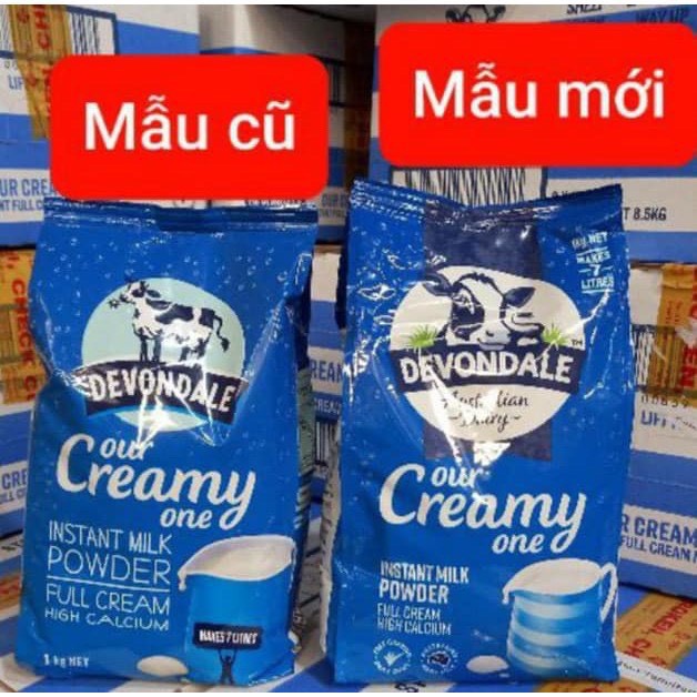 [ 1 Túi / 1Kg ] Sữa Bột Devondale Full Cream Úc - DING DIING FOOD