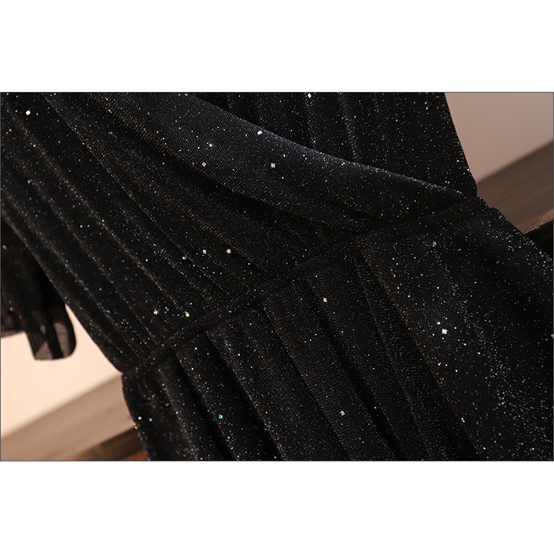 🌸Hàng Order🌸 Váy Bigsize Cổ V Xếp Ly Tầng Lấp Lánh Trẻ Trung🌸Hàng Quảng Châu | BigBuy360 - bigbuy360.vn