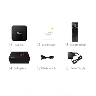 ANDROID TIVI BOX TX5 MINI - TẶNG DÂY AV 1 RA 3
