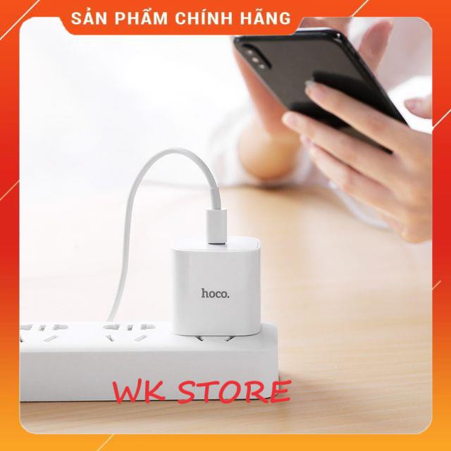 [Mã ELMSM3 giảm 20K đơn bất kì] Bộ sạc nhanh 20W PD Hoco C76 cho Iphone 8/X/XS/XSMax,11,12 (BH 1 năm) | BigBuy360 - bigbuy360.vn