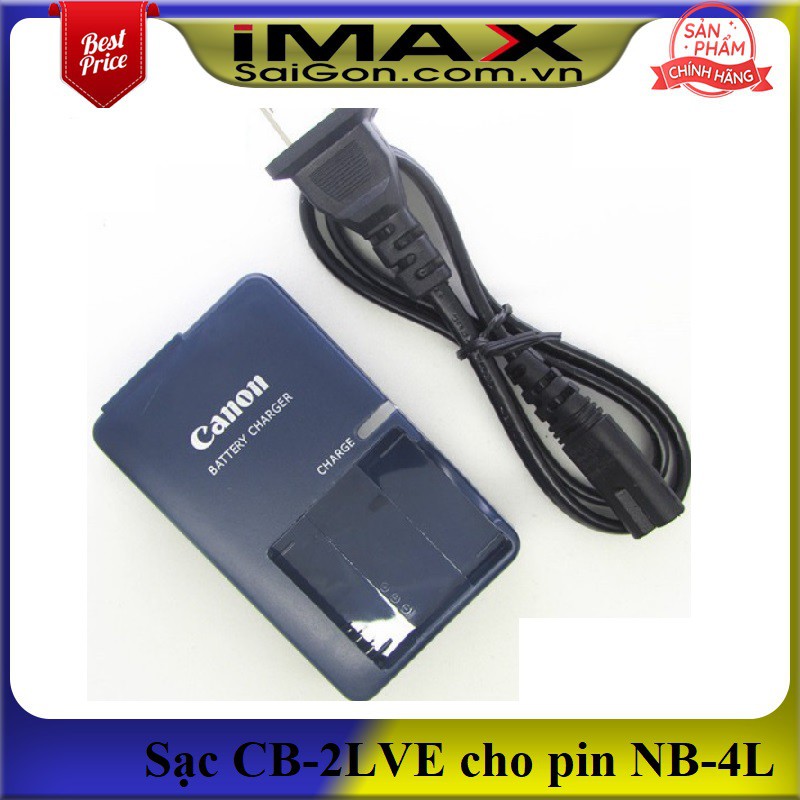 Sạc máy ảnh CB-2LVE cho Canon NB-4L, Sạc dây