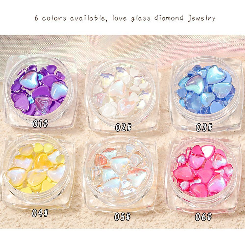 Phụ Kiện Trang Trí Móng Tay Nghệ Thuật Đầy Màu Sắc Cực Quang Hece|Trang Sức Vòng Cổ