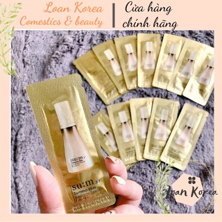 [Hàng chuẩn]Combo 30 gói Sample tinh chất vàng SUM37 SUMMA ELIXIR ESSENCE 8in1 ngừa lão hoá,chống viêm, trắng da