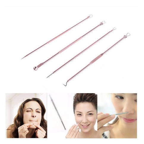 Bộ nặn mụn 4 món có hộp đựng chắc chắn