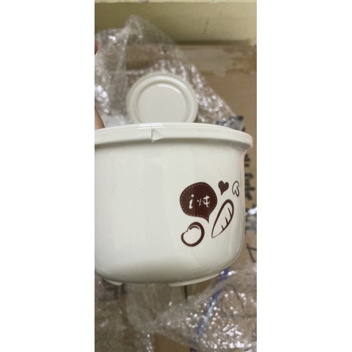 Thanh lý Phụ kiện thố sứ, lõi sứ, nắp thuỷ tinh nồi nấu cháo Bear 0.8l, 1.6l cho bé