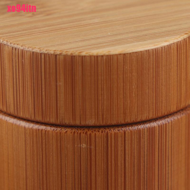 Lọ Đựng Kem / Mặt Nạ Chăm Sóc Móng Bằng Tre