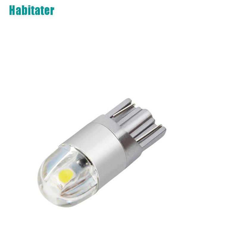 Set 10 Bóng Đèn LED T10 3030 2SMD W5W 194 168 Ánh Sáng Trắng Siêu Sáng Dành Cho Ô Tô