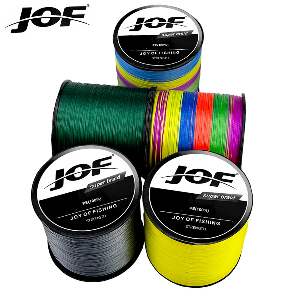 Cuộn Dây Cước Câu Cá Bện Sợi PE 100% JOF 9X 300M