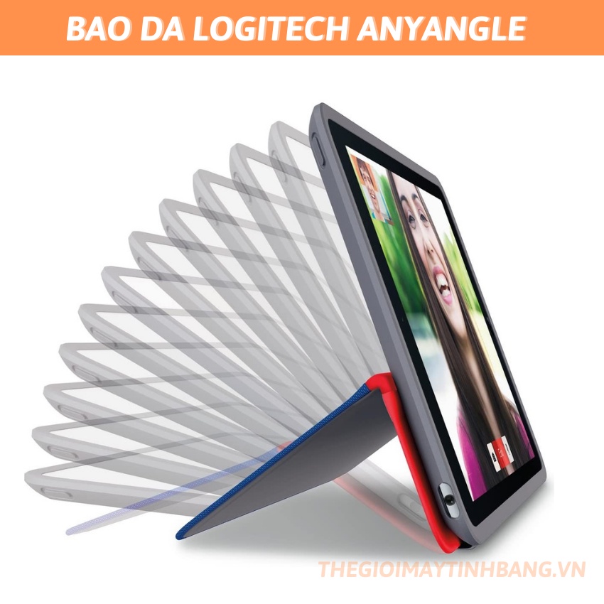 [XẢ KHO HÀNG HIỆU GIẢM 80%] Bao da Xoay gập Đa năng iPad 9.7 Logitech Chính Hãng AnyAngle iPad Air 2, iPad Pro 9.7