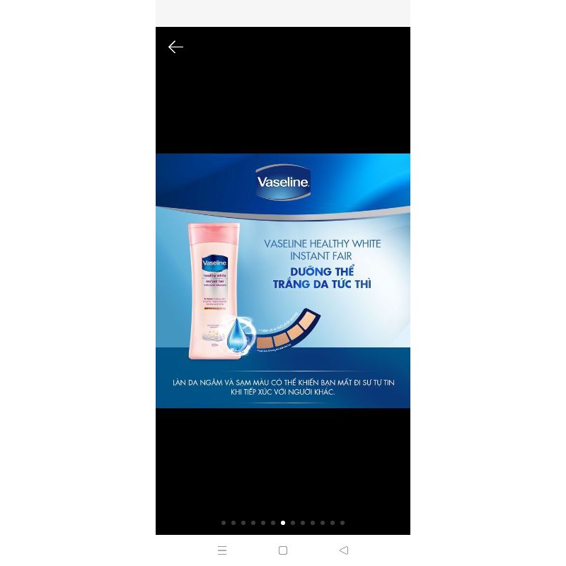 Sữa dưỡng thể trắng da Vaseline 200ml