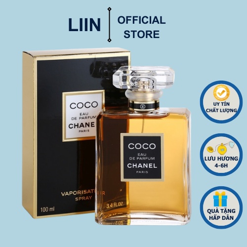 Nước Hoa Nữ Cao Cấp COCO Eau De Parfum Perfume Paris 100ml - Hương Thơm Nhẹ Dịu Quyến Rũ