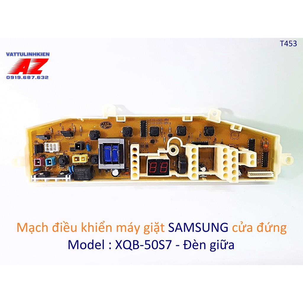 Board mạch XQB-50S7 đèn giữa thay thế cho máy giặt SAMSUNG cửa đứng