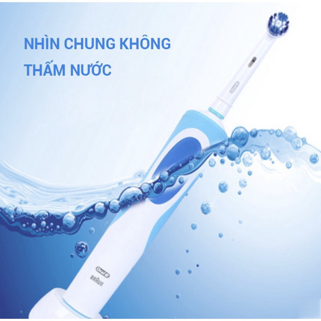 [Hàng Chính Hãng] Bàn chải điện oral b D12 Vitality, bàn chải đánh răng sạc điện