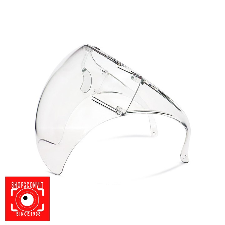 Kính che mặt trong suốt PVC chống giọt bắn che hết khuôn mặt Face Shield