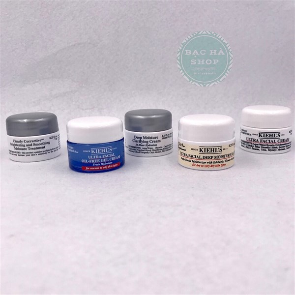 Kiehl's Kem Trắng Da NEW Clearly Corrective Brightening&Smoothing Moisture Treatment 15ml (3ml x 5 gói)-Gói