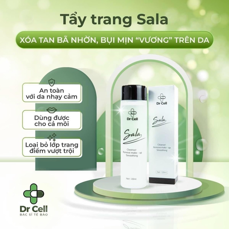 Tẩy Trang 2 Tầng Sala DR CELL 120ml