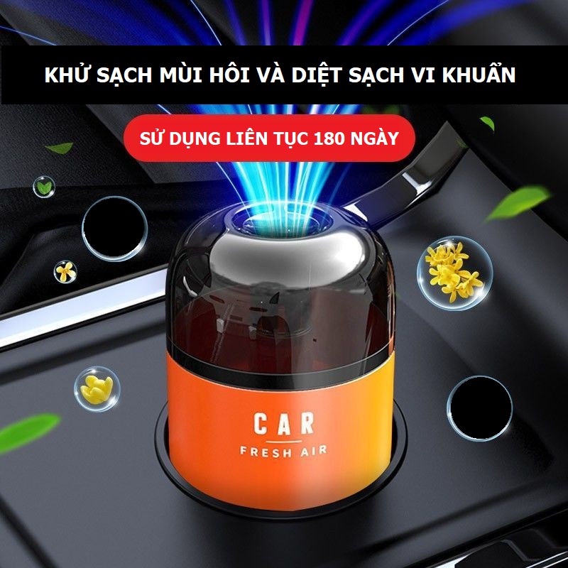Sáp Thơm Nước Hoa ô tô cao cấp - Hương liệu tự nhiên, khử mùi, oranic an toàn mẹ bầu, thư giãn, tập trung