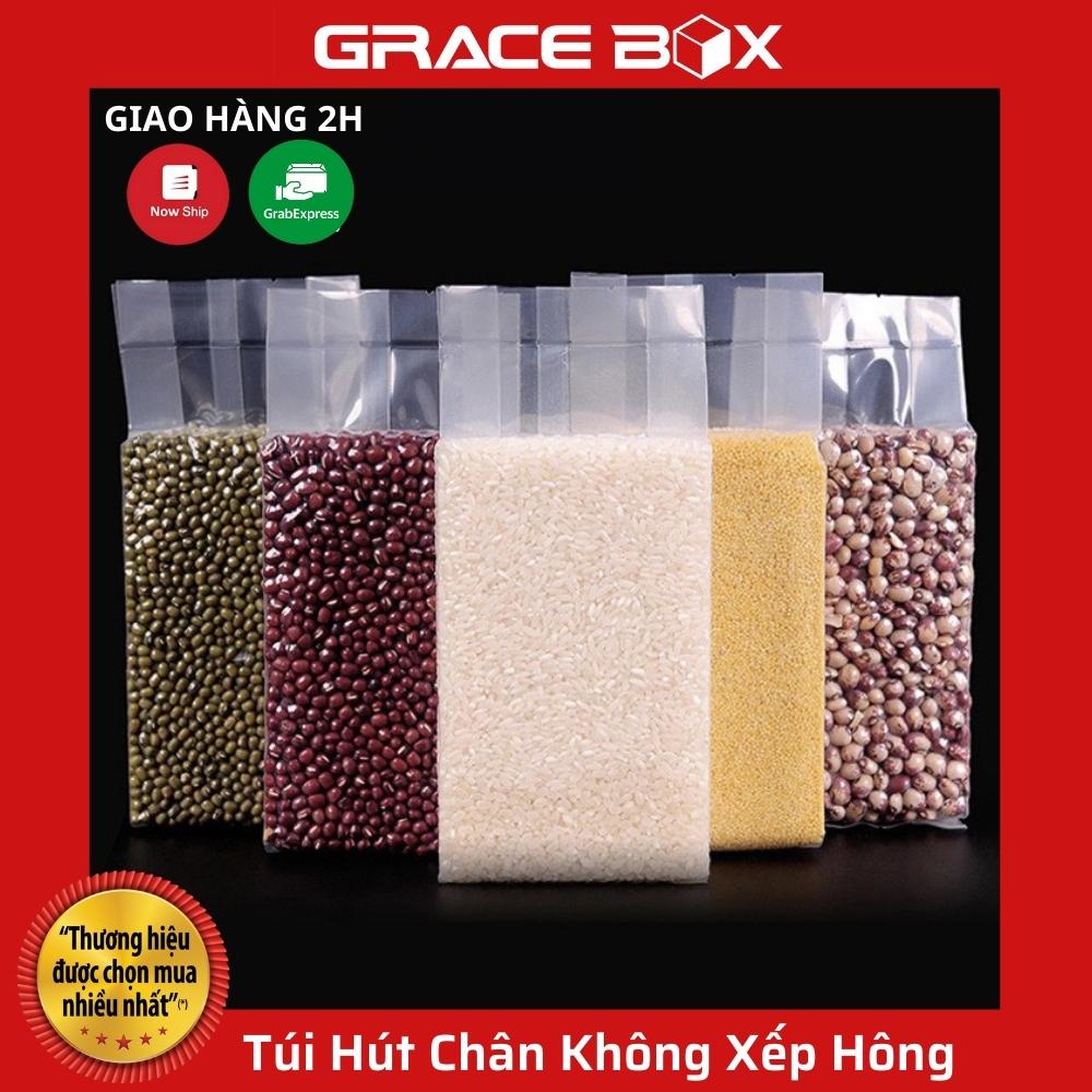 {Giá Sỉ} Túi Hút Chân Không Xếp Hông - Túi Hút Chân Không Định Hình - Siêu Thị Bao Bì Grace Box