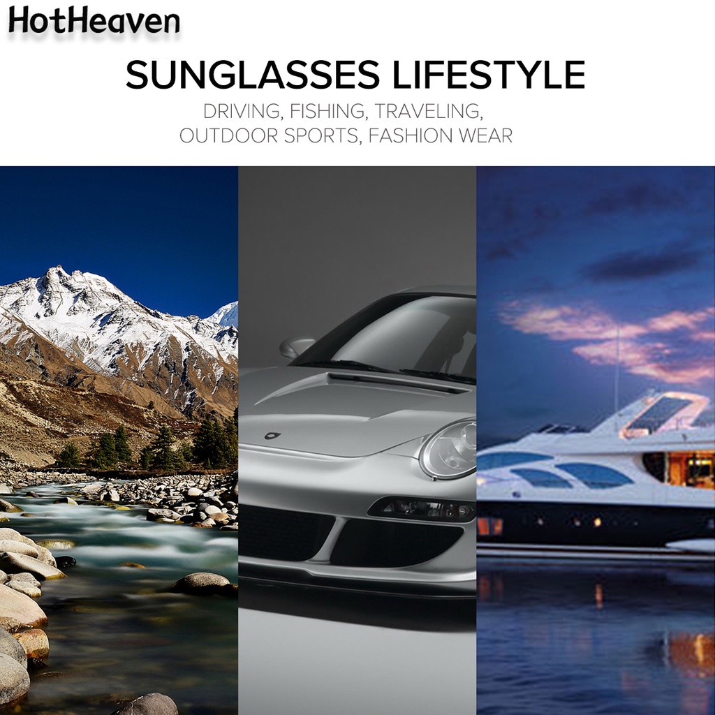 Kính Mát Phân Cực Chống Tia UV400 5 Kiểu Bằng Kim Loại Cho Cả Nam Và Nữ