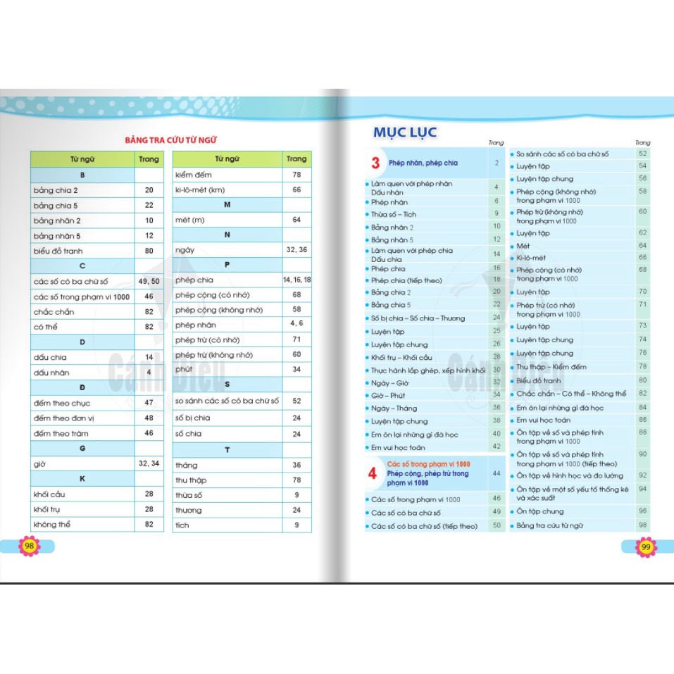 Sách - Toán lớp 2 - tập hai - Cánh Diều