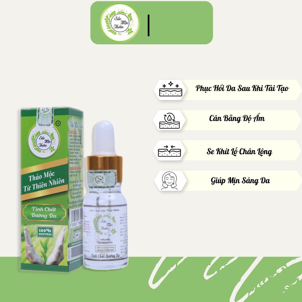 Tinh Chất Dưỡng Da Sắc Mộc Thiên Thu Nhỏ Lỗ Chân Lông 10Ml