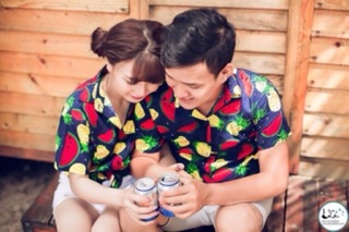 Áo sơ mi hoa quả, sơ mi hoạ tiết siêu chấttt
