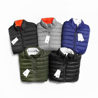 Áo phao lông vũ 2 mặt mùa đông siêu ấm