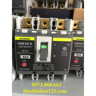 Aptomat hyundai MCCB UDB50S 3P/50A