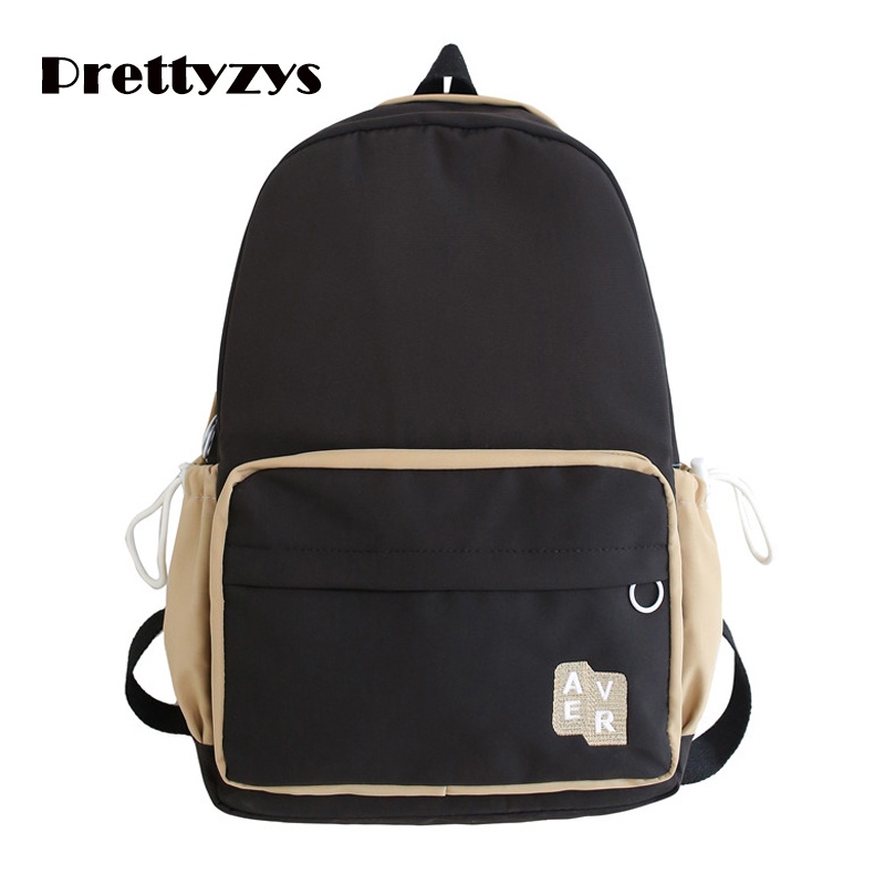 Ba lô đi học Prettyzys sức chứa lớn phong cách Hàn Quốc cho nữ 14 inch 2021