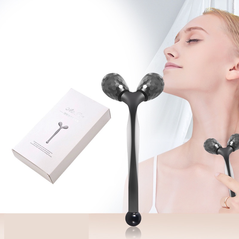 Cây Lăn Massage Mặt 3D Hình Chữ Y Giúp Nâng Cơ Mặt Và Chống Nếp Nhăn